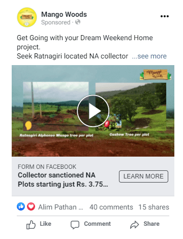 Mango-woods-Ads lead generation ads using video of your product/service - mango woods ads png - Lead Generation Ads using Video of your Product/Service