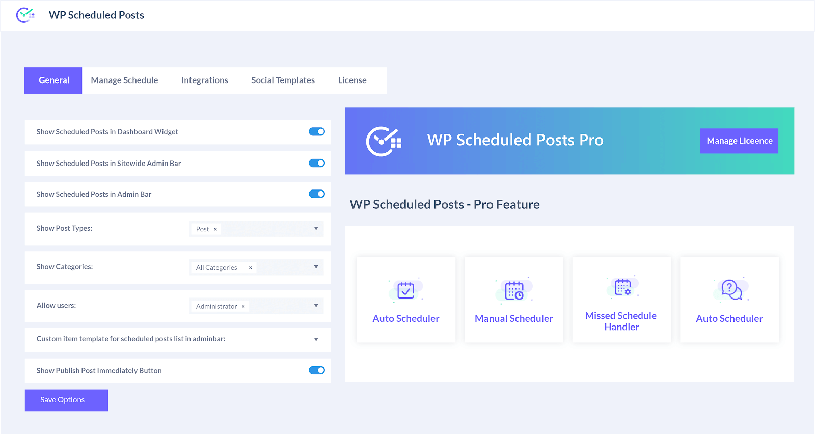 WP Scheduled post wordpress + social media automation pune - wpscheduledposts 1 - WordPress Social Media Automation