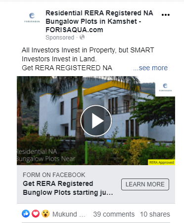 residential na plot forisaqua.com fb ads Residential NA Plot Forisaqua.com FB Ads forisaqua facebook ads 1